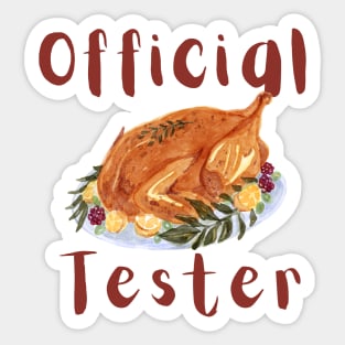 Official Turkey Tester Sticker